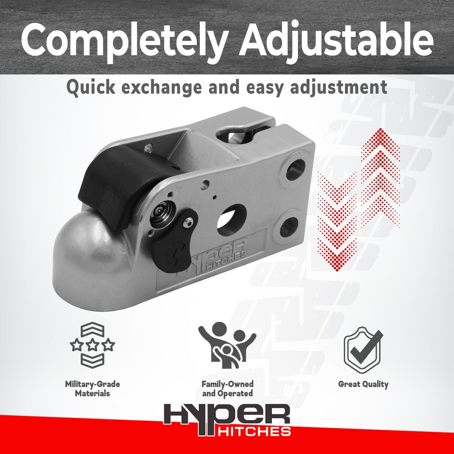 Coupler with Integrated Lock Hitches Proven Industries 