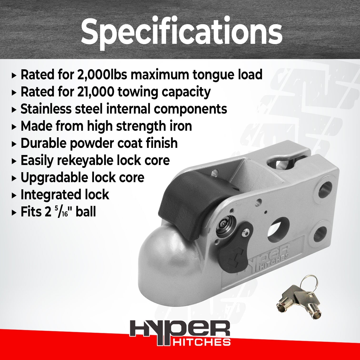 Coupler with Integrated Lock Hitches Proven Industries 