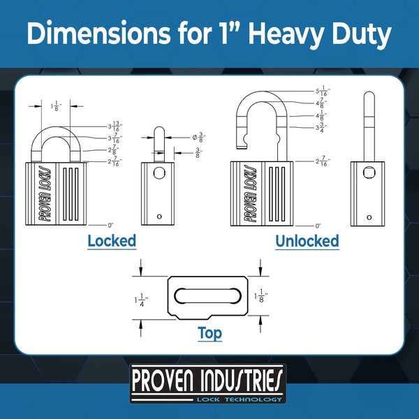 Medium Duty Padlock | 5/16