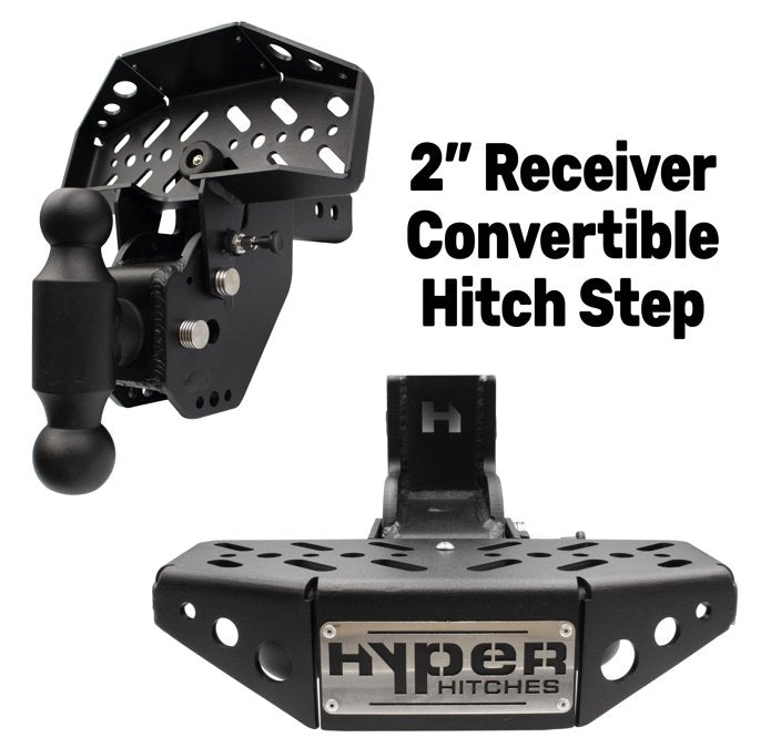 Dual-Ball Hitch Step Combo for 2" Receivers Hitches Proven Locks 