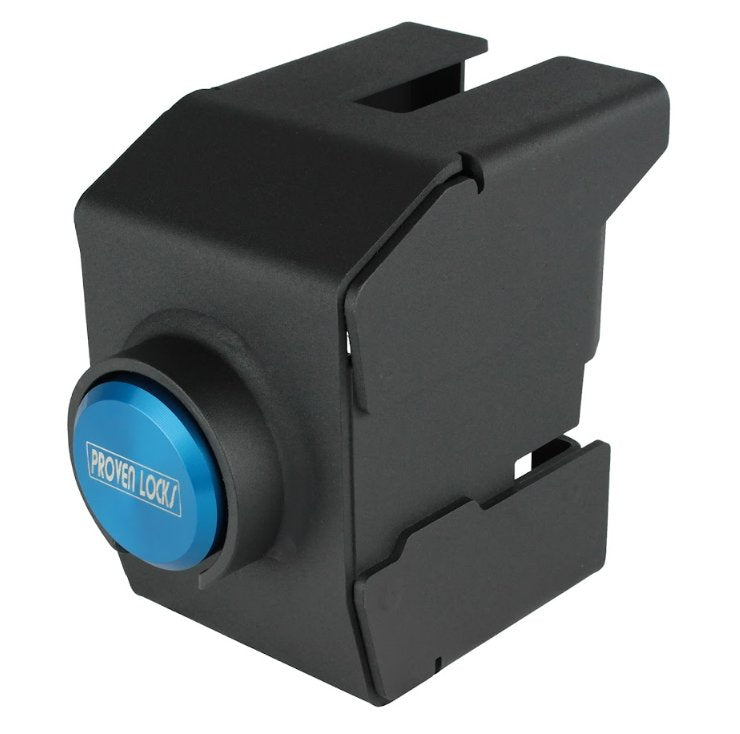 Model 2517-TT 2 5/16'' Trailer Coupler Locks Proven Locks Blue (Billet 6061 Aluminum) Keyed Differently 