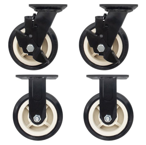 JB-CK6 Heavy-Duty 6" Caster Kit for Job Boxes Job Site Boxes Proven Industries 