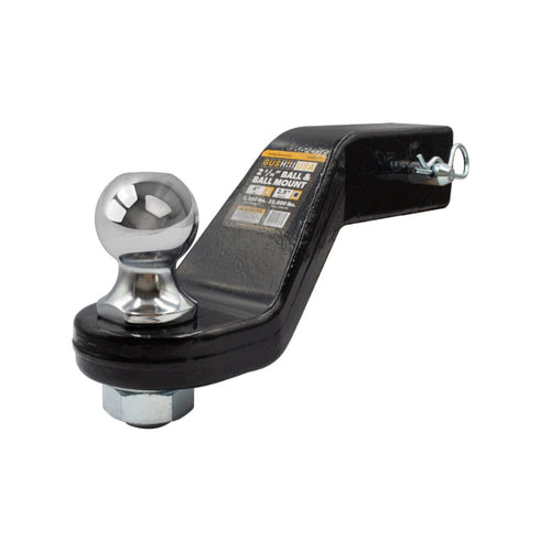 GusHillUSA Ball Mount with Ball Included-For 2.5" Receivers Hitches Proven Locks 