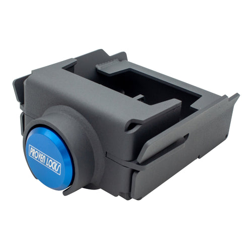 Model GOB20 for Reese brand Goose Box 5th Wheel Pin Box Proven Industries Blue (Billet 6061 Aluminum) Keyed Differently 