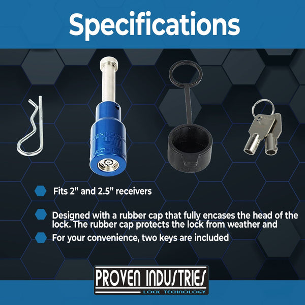 Receiver Hitch Lock Model HL1 Proven Industries