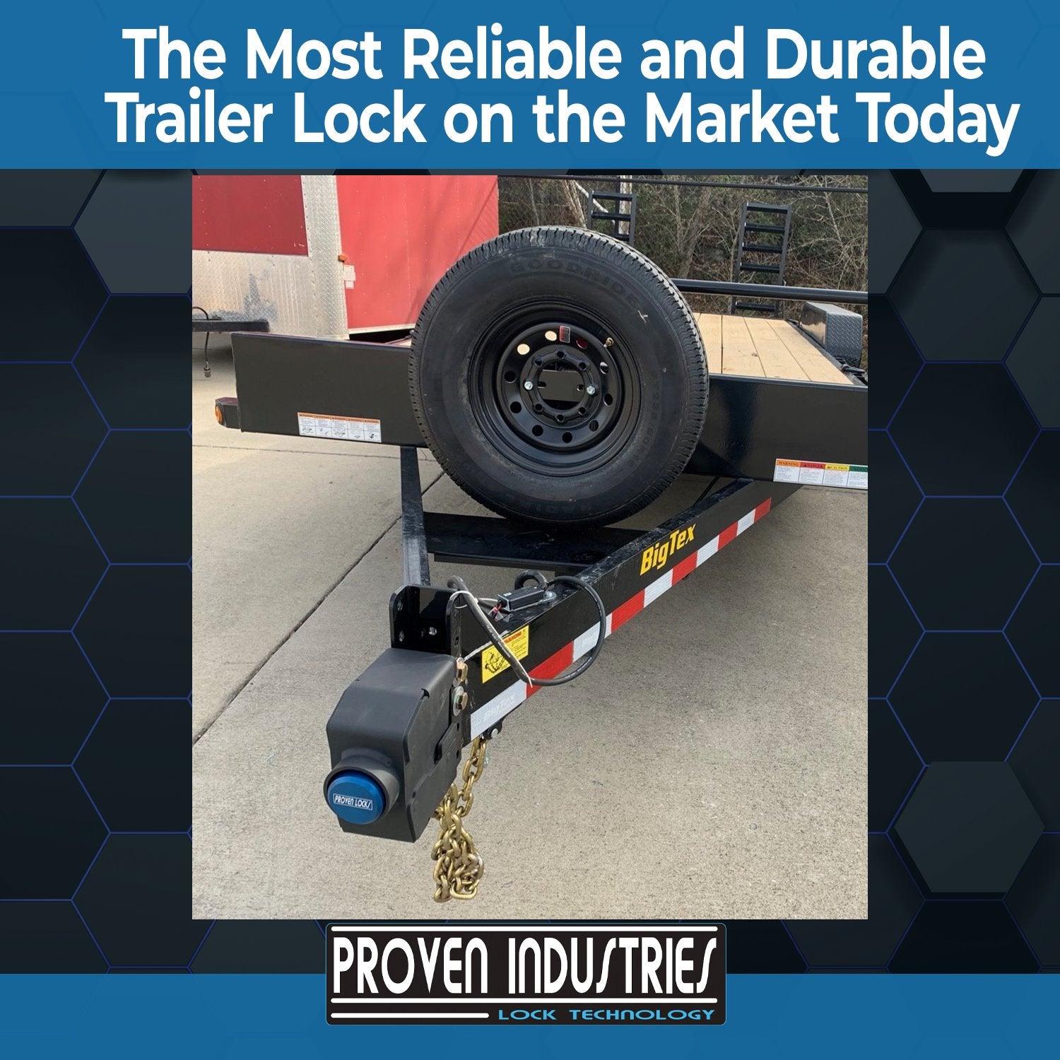 Model 2517-D 2 5/16'' Trailer Coupler Locks Proven Locks 