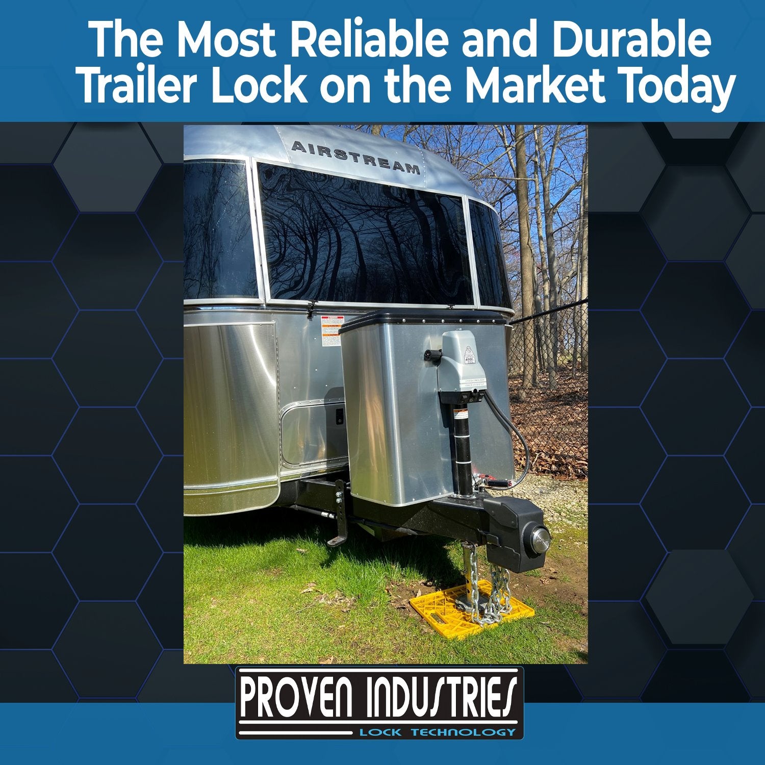 Model 2516-AS(For 2 5/16" Airstream Travel Trailers) 2 5/16'' Trailer Coupler Locks Proven Locks 