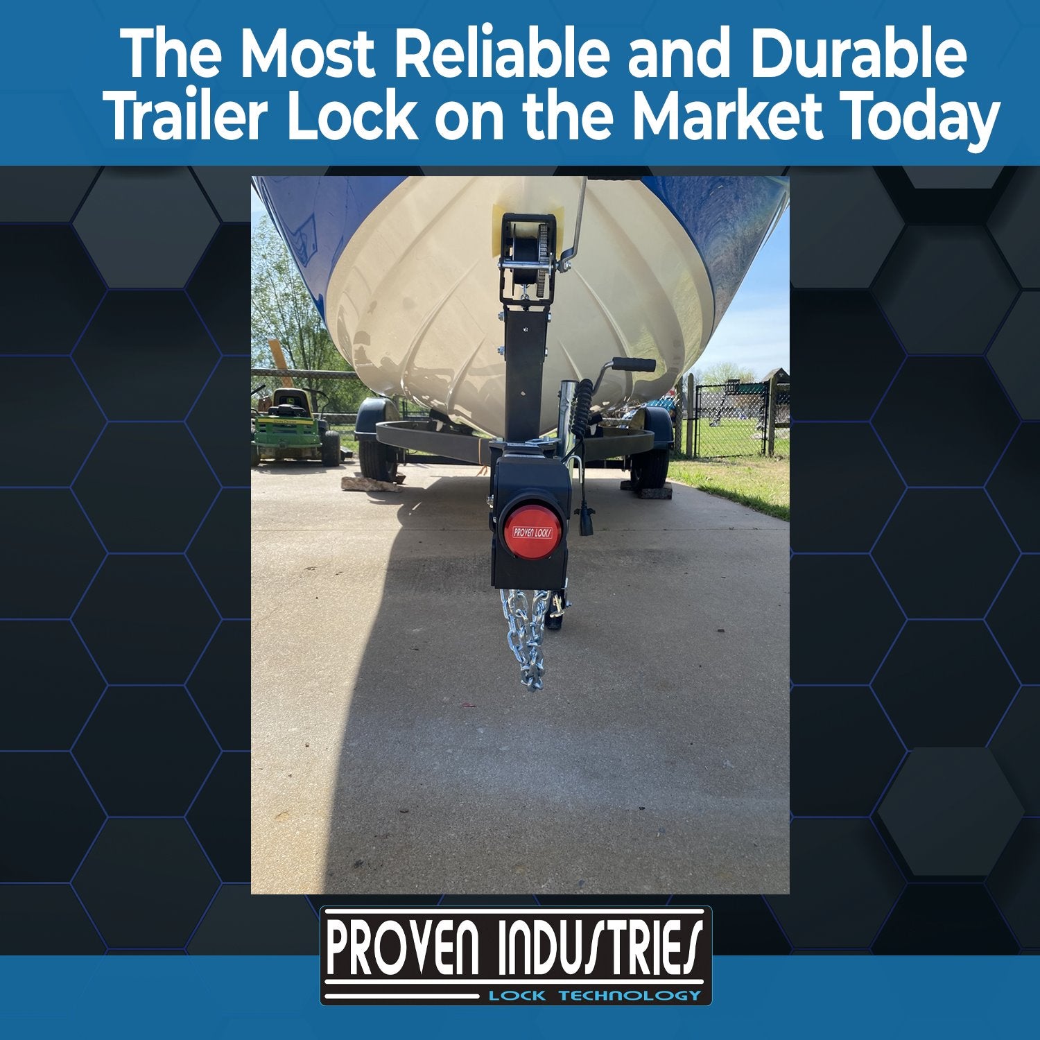 Model 2178-U 2'' Trailer Coupler Locks Proven Locks 