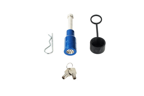 Receiver Hitch Lock Model HL1 other locks Proven Industries 2'' Aluminum BLUE Cobra 7 Keyed Alike (All locks in shopping cart will have the same key) (+ $1.00)